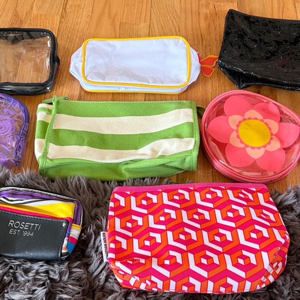 Bundle of Cosmetic Pouches Makeup Bags - Picture 3 of 4